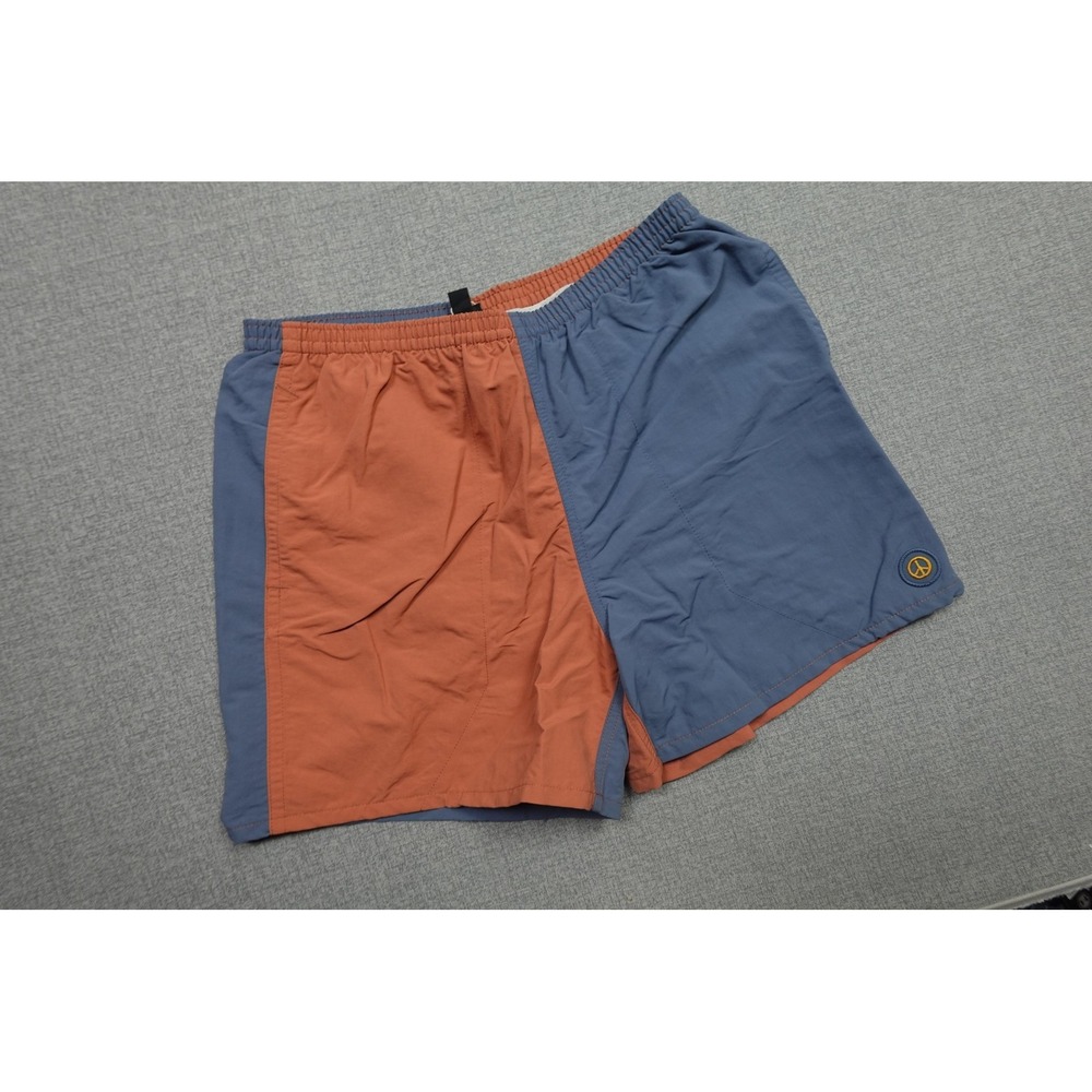 Patagonia Baggies Shorts Mens Medium Blue Peace Patch 5 In Quick Dry Nylon NWT